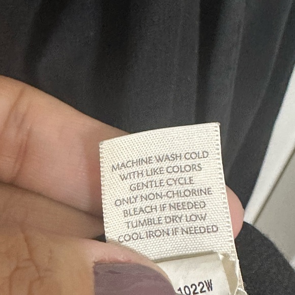 Pure Jill Stretch Open Front Black Cardigan - Picture 4 of 8